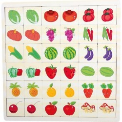 Puzzle de Memoria Frutas y...