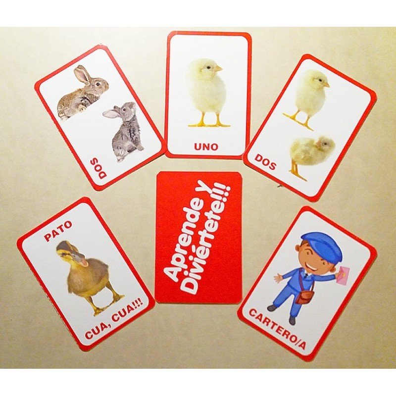 Cartas para aprender a contar