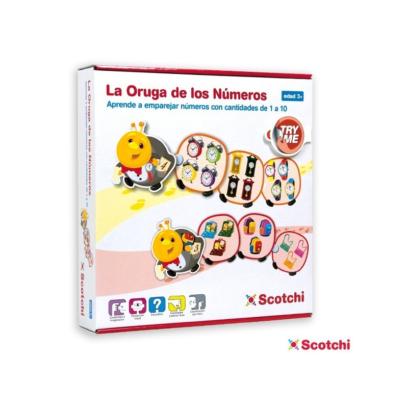 La oruga de los números