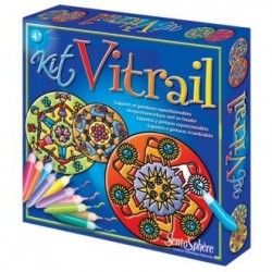 Kit vitrall mandalas