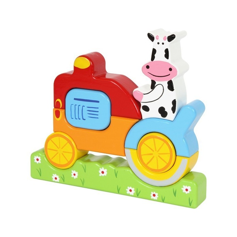 Puzzle de construcción \" Vaca\"